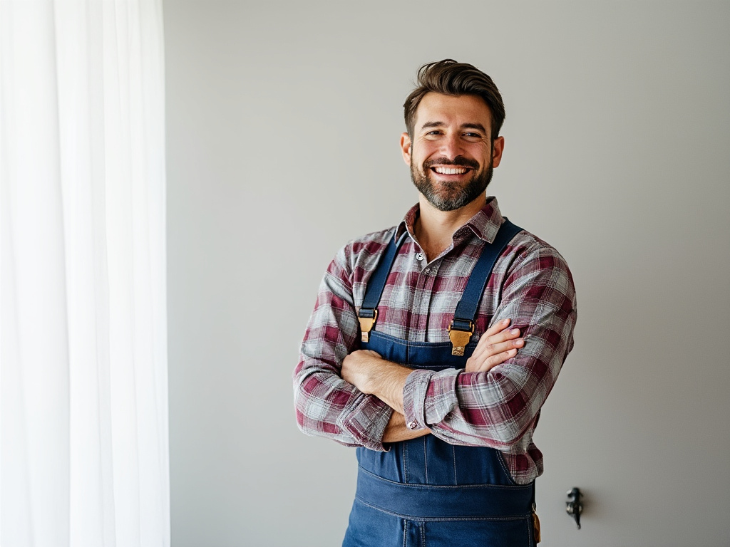 handyman excited about his handyman services website